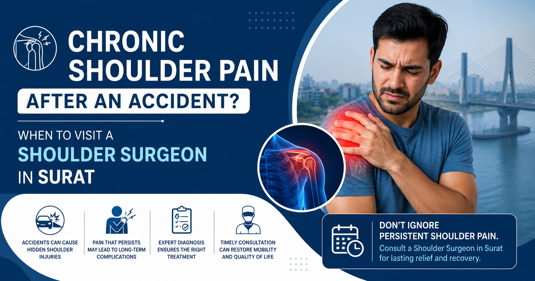 Chronic Shoulder Pain Cured by Shoulder Surgeon in Surat